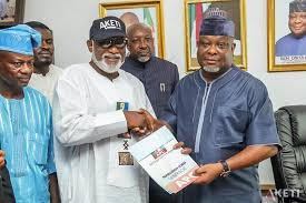 INEC has officially declared the Governor-elect of Ondo State  {Report from,Nigeria,Africa)}