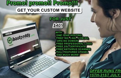 best deal! get your website, free hosting and domain for just $40